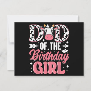 Reserve A Data Pai Da Garota De Aniversário Pai Pai