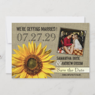 Reserve A Data País Girassol Salvar a Data