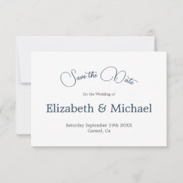 Reserve A Data Palm Tree Blue White Weding Date (Casamento Branco