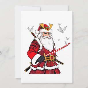 Reserve A Data Papais noeis Natal Papai Noel Art Japonês Samurai