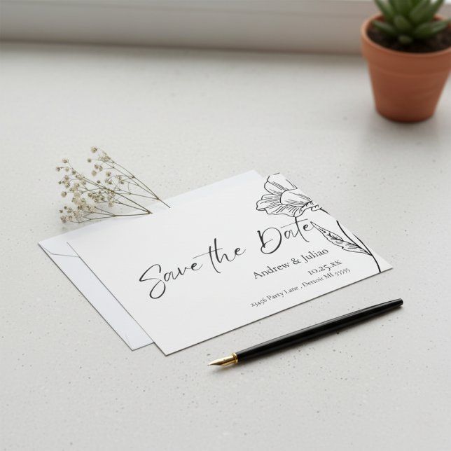 Reserve A Data Papoula  (Poppy save the date)