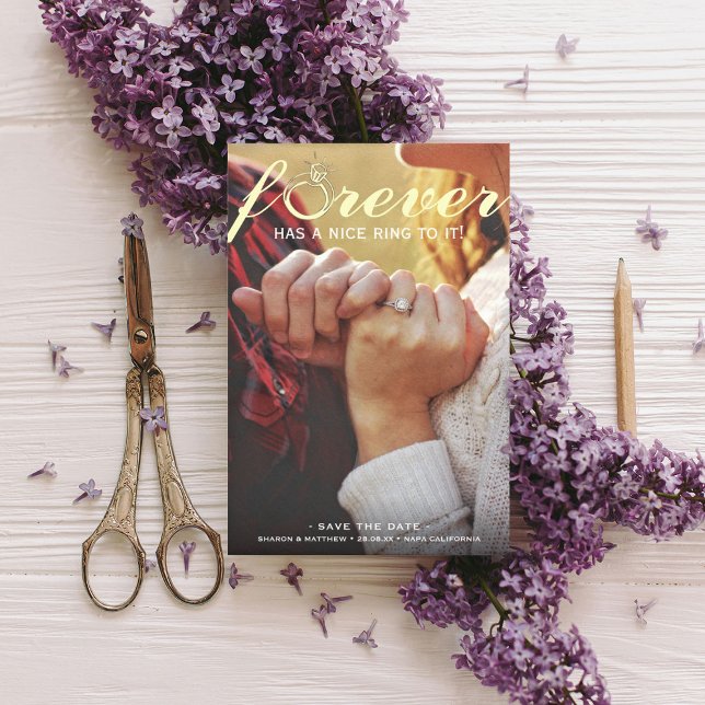 Reserve A Data Para Sempre Tem um Som Agradável! Foto de Noivado (Criador carregado)