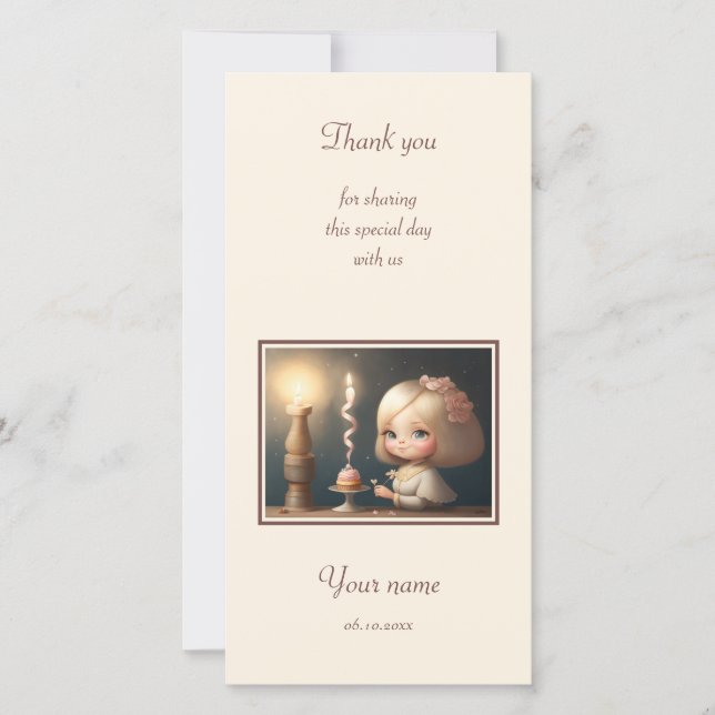 Reserve A Data Parabéns, garota 01 (Frente)