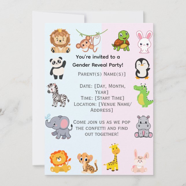 Reserve A Data Partido de Revisão de Gênero (Frente)