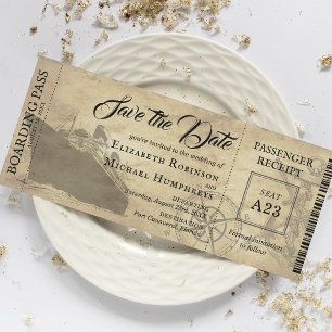 Reserve A Data Passagem de Embarque Cruzeiro Vintage   Salve a Da