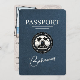Reserve A Data Passaporte Azul marinho Bahamas Exceto Data