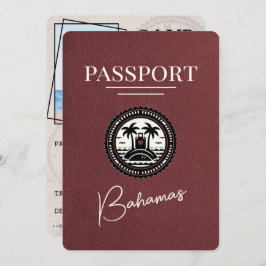 Reserve A Data Passaporte Bahamas Burgundy Salvar Data