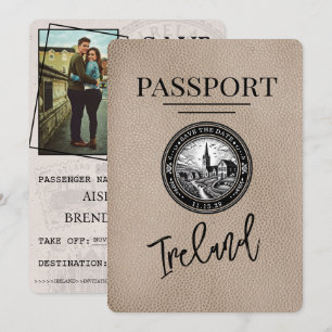 Reserve A Data Passaporte Beige Ireland, Exceto A Data