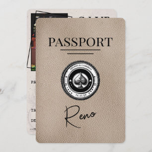 Reserve A Data Passaporte Beige Reno Salvar A Data