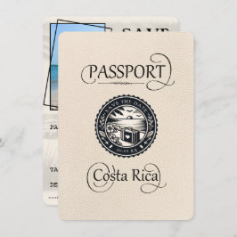 Reserve A Data Passaporte Costa Rica para a Costa Rica
