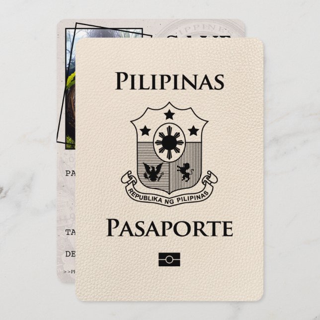 Reserve A Data Passaporte da Costa do Marfim nas Filipinas (Frente/Verso)