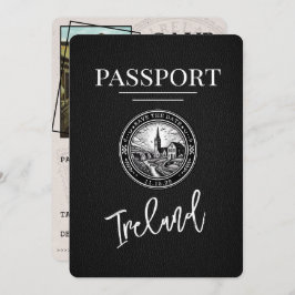 Reserve A Data Passaporte Da Irlanda Negra Salvar A Data