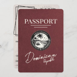 Reserve A Data Passaporte Da República Dominicana Da Burgundia Sa