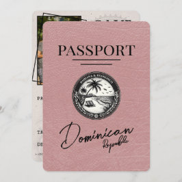 Reserve A Data Passaporte da República Dominicana Dusty Rosa