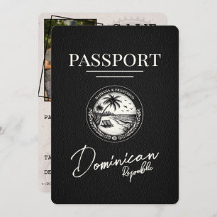 Reserve A Data Passaporte da República Dominicana Negra