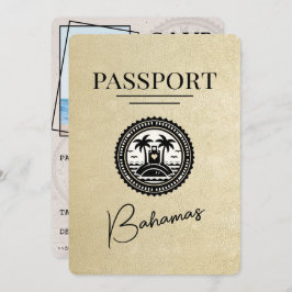 Reserve A Data Passaporte Das Baamas De Champanhe Exceto A Data