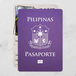 Reserve A Data Passaporte das Filipinas Roxo, exceto a data