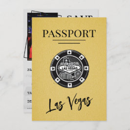 Reserve A Data Passaporte De Las Vegas Amarelo Salvar A Data