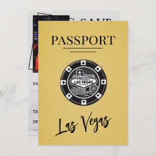 Reserve A Data Passaporte De Las Vegas Amarelo Salvar A Data