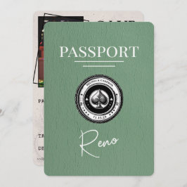 Reserve A Data Passaporte de Renovação Verde Sage Save The Date