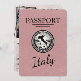 Reserve A Data Passaporte Dusty Rosa Italy