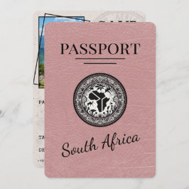 Reserve A Data Passaporte Dusty Rosa para a África do Sul