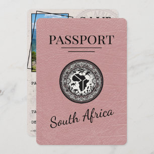 Reserve A Data Passaporte Dusty Rosa para a África do Sul