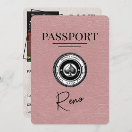 Reserve A Data Passaporte Dusty Rosa Reno Salvar a Data