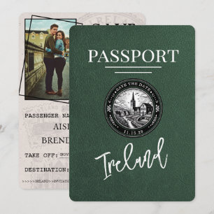 Reserve A Data Passaporte Green Ireland Save Date (Salvar A Data)