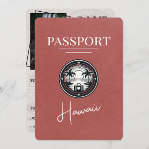 Reserve A Data Passaporte Hawaii Da Light Burgundy Salvar A Data