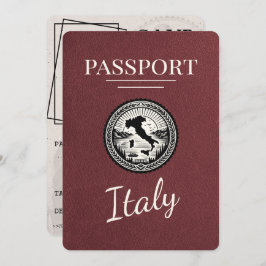 Reserve A Data Passaporte italiano Burgundy