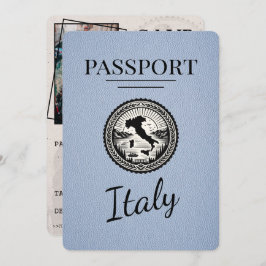 Reserve A Data Passaporte italiano Dusty Blue