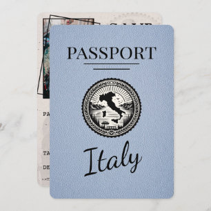 Reserve A Data Passaporte italiano Dusty Blue