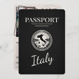 Reserve A Data Passaporte Italiano Preto