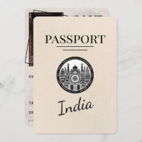 Passaporte Ivory India Salvar Data
