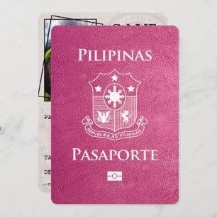 Reserve A Data Passaporte Magenta Pink Filipinas Salvar Data