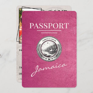 Reserve A Data Passaporte Magenta Rosa Jamaica Salvar Data