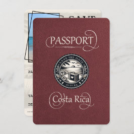 Reserve A Data Passaporte para a Costa Rica