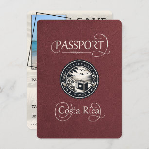 Reserve A Data Passaporte para a Costa Rica