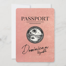 Reserve A Data Passaporte para a República Dominicana da Dourada 