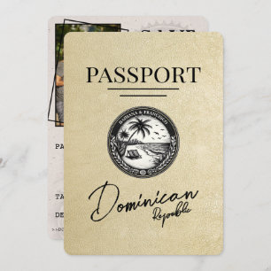 Reserve A Data Passaporte para a República Dominicana do Champagn