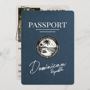 Reserve A Data Passaporte para a República Dominicana do marinho 