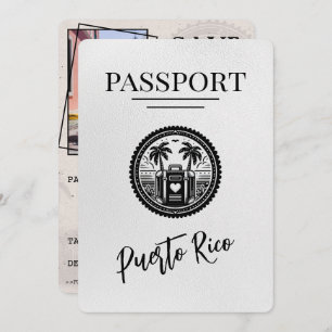 Reserve A Data Passaporte Porto Rico Branco