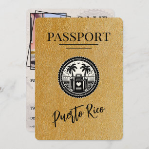 Reserve A Data Passaporte Porto Rico Dourado