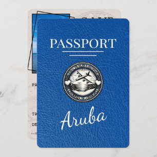Reserve A Data Passaporte Real Azul Aruba Salvar A Data