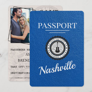 Reserve A Data Passaporte Real Azul Nashville Salvar A Data