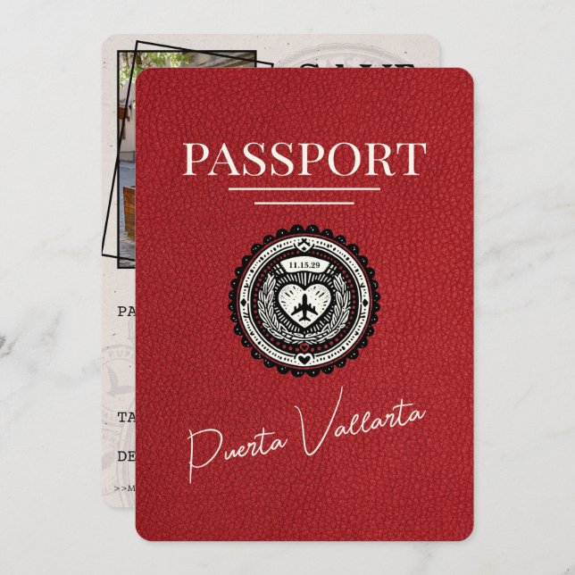 Reserve A Data Passaporte Red Puerta Vallarta (Frente/Verso)