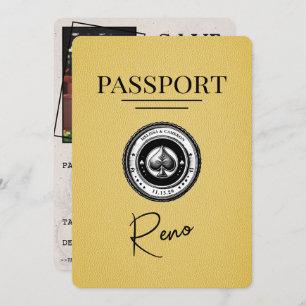 Reserve A Data Passaporte Reno Amarelo Salvar Data