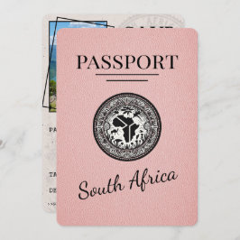 Reserve A Data Passaporte Rosa África do Sul