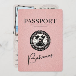 Reserve A Data Passaporte Rosa Bahamas, Salvar A Data